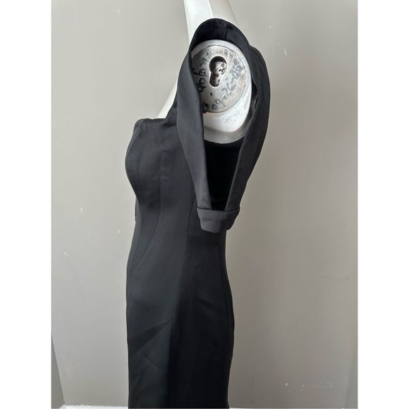 Ozgur Masur Satin Split-Sleeve Gown Size 4 $1796 - Picture 9 of 14